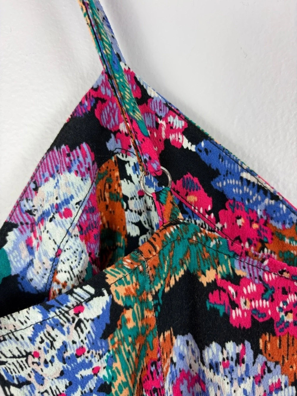 Rolla’s Eve Tapestry Dress Floral Midi Fit & Flare Spaghetti Strap XS - Picture 15 of 16